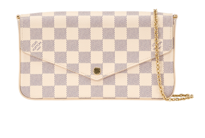 Félicie Pochette, &pound;750, Handbags, White, Canvas, Front view